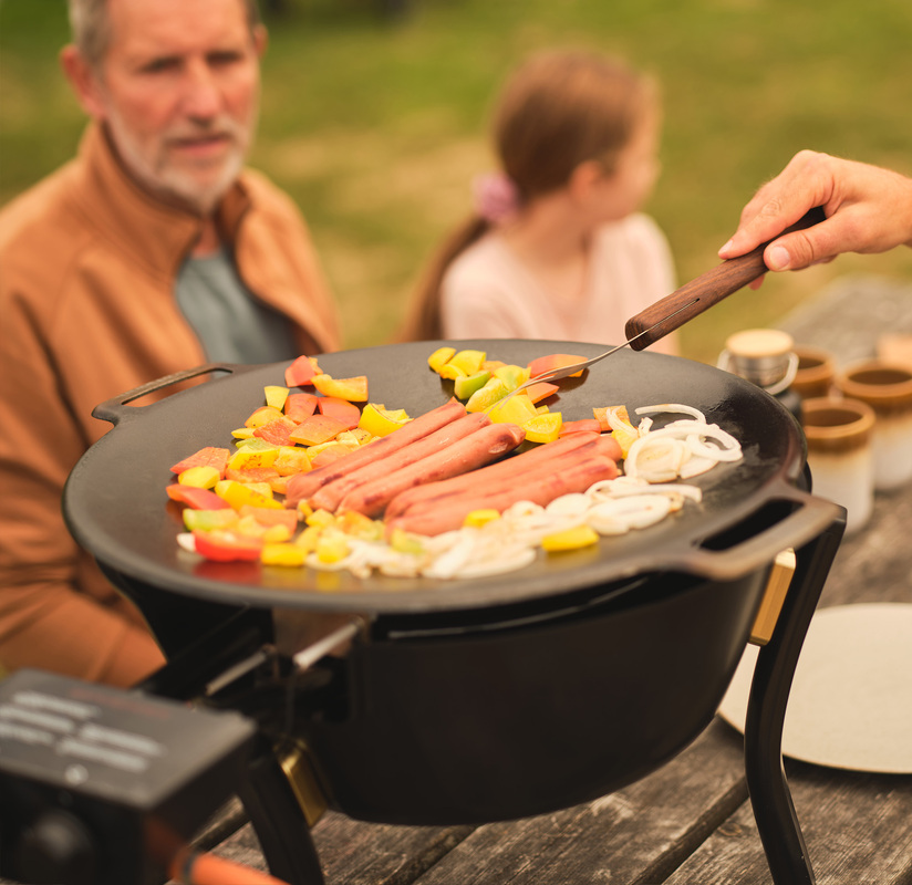 Stekehelle sett gass SL Sort 48 cm