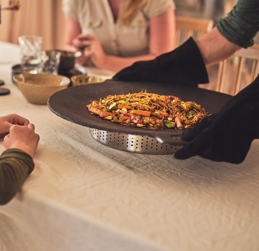 Stekehelle uten ben Varmvalset stål 48 cm