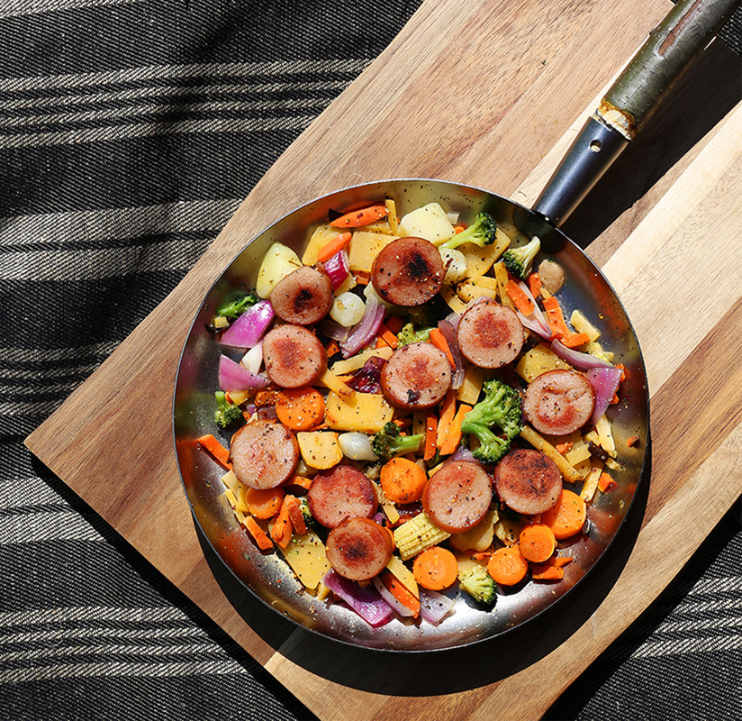 Jegerstekepanne uten håndtak Varmvalset stål