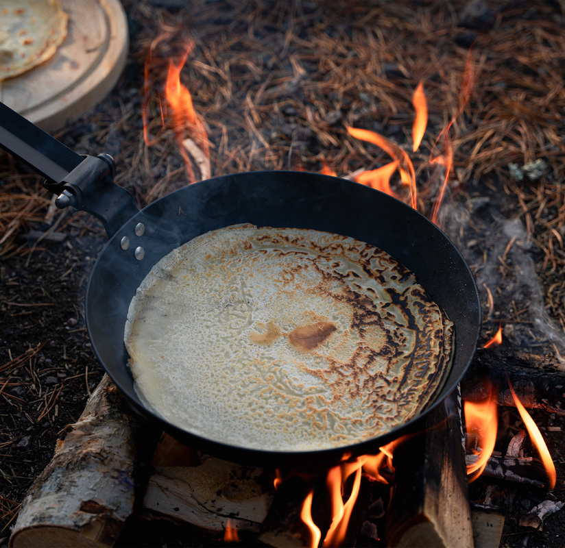 Stekepanne Piknik Kullstål 42 cm