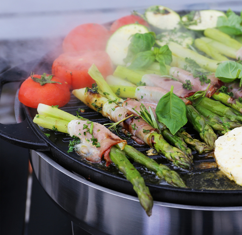 Grillpanne Støpejern 42 cm