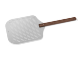 Perforert pizzaspade Aluminium/ask