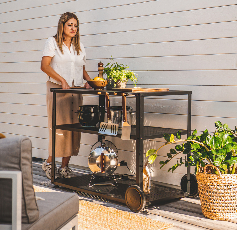Grillvogn Sort