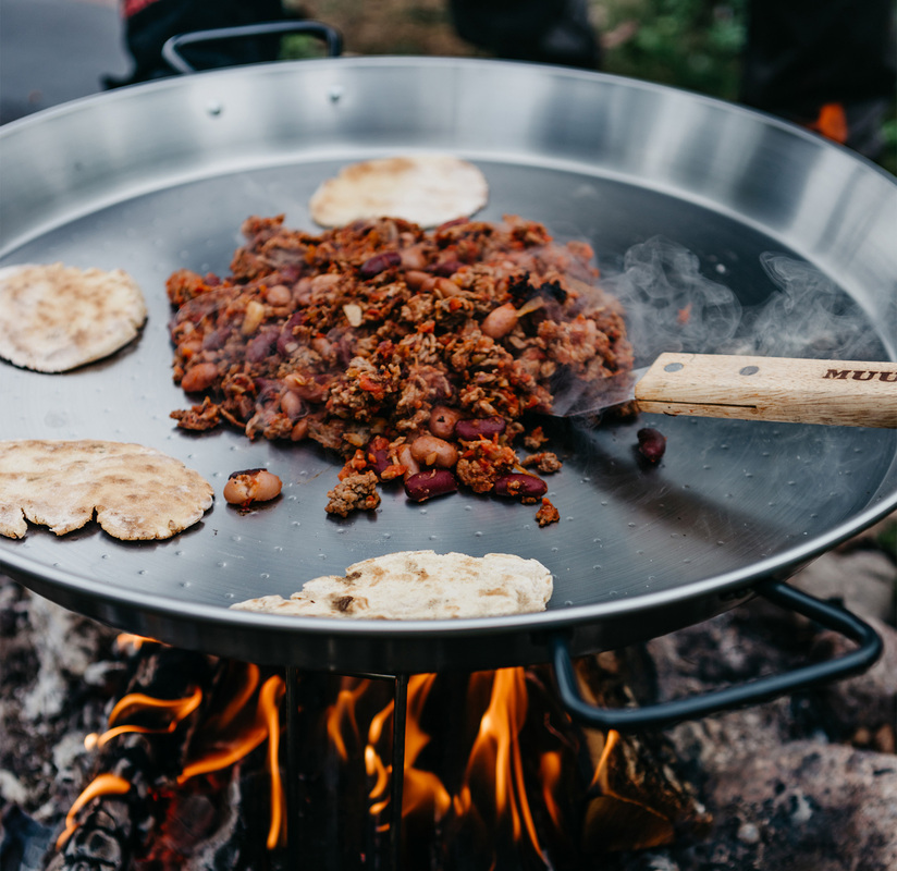 Paellapanne Kaldvalset stål 50 cm
