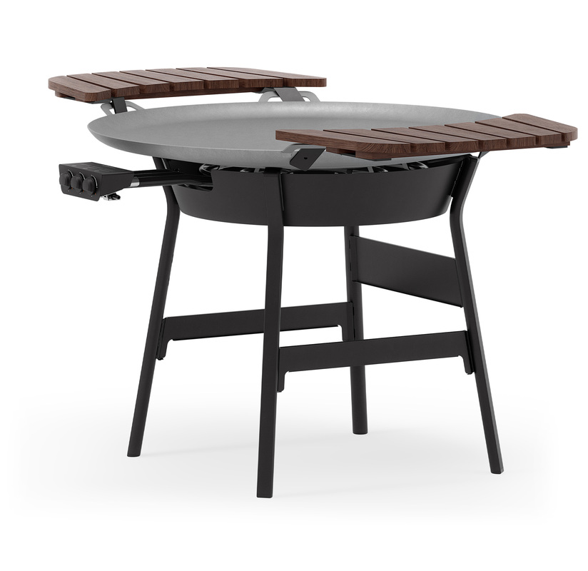 Stekehelle sett gass LL Sort 120 cm