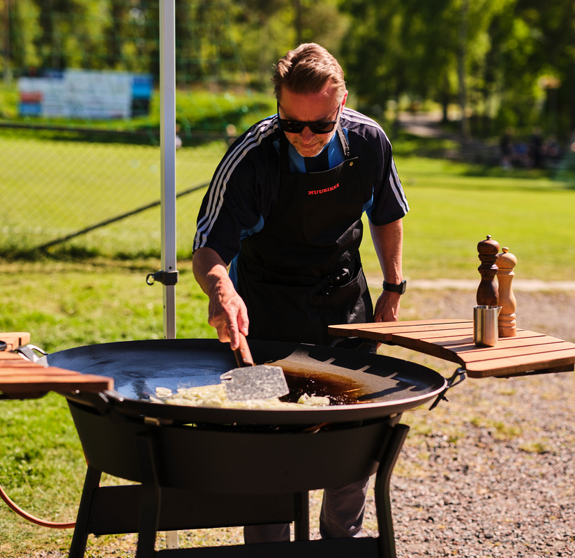 Stekehelle sett gass LL Sort 100 cm