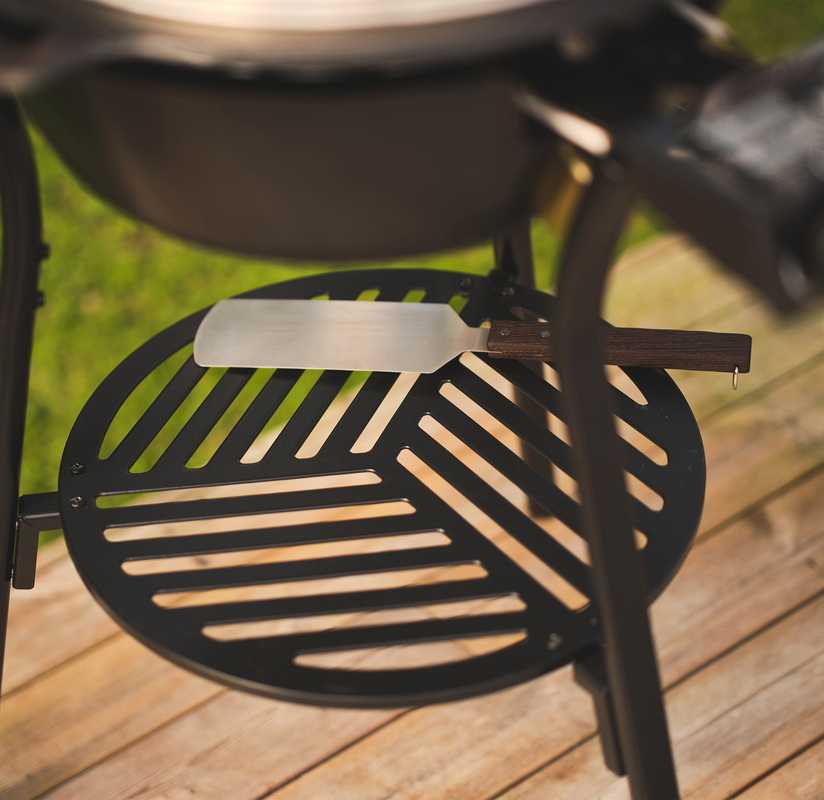 Stekespade lang Rustfritt/ask